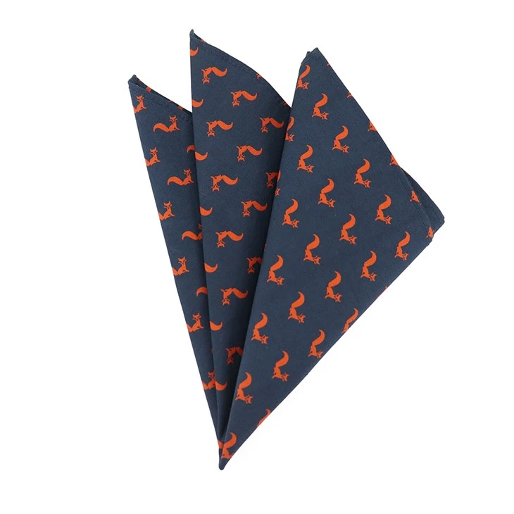 Animal Motif Cotton Handkerchief