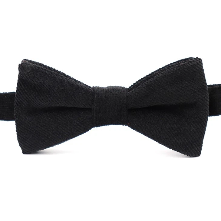 Dark Blue Velvet Bow Tie